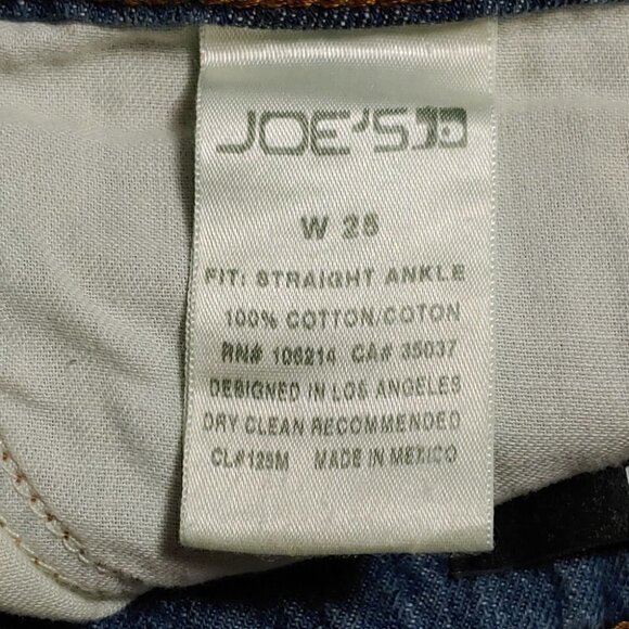 JOE'S Riya wash low/regular rise straight leg 100% cotton jeans - Picture 11 of 11